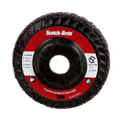 3M 3M 7100175393 4 1/2 X 7/8 Extra Coarse Grade Silicon Carbide Scotch-Brite Purple Disc