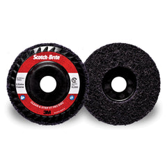 3M 3M 7100175393 4 1/2 X 7/8 Extra Coarse Grade Silicon Carbide Scotch-Brite Purple Disc