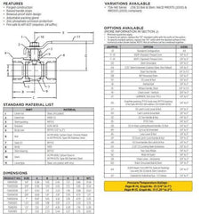 APOLLO VALVES Apollo 77CLF14304A BV,1/2NPT,LF BRZ,FP,2-1/4EXT