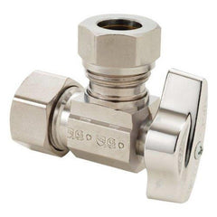 BRASSCRAFT BrassCraft KT3341XC KT Series Compression x Slip Lever Handle Angle Supply Stop Valve