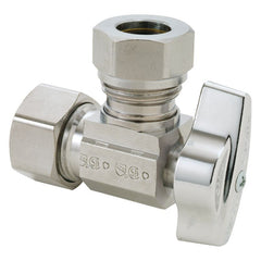 BRASSCRAFT BrassCraft KT3341XC KT Series Compression x Slip Lever Handle Angle Supply Stop Valve