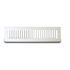 METAL-FAB Metal-Fab MFTSG142W 2X14 Toe Space Grille White