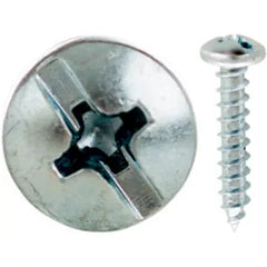 MINERALLAC Minerallac 19221J 12 x 1-1/4 Sheet Metal Screw, Pan Head, Combo Phillips/Slotted, Zinc Plated