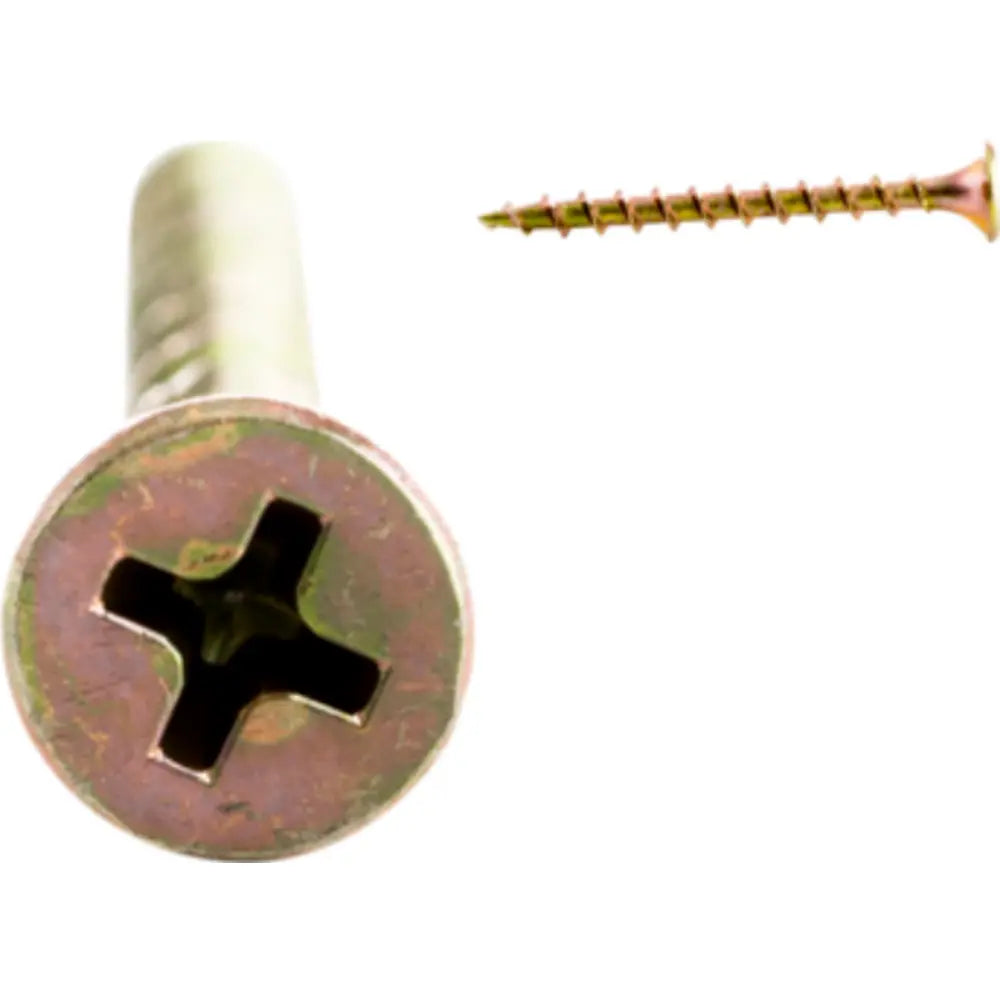 MINERALLAC Minerallac 39563 #6 Coarse Thread Drywall Screw Kit, Bugle Head, Phillips, Yellow Zinc Plated