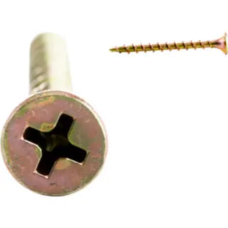 MINERALLAC Minerallac 39563 #6 Coarse Thread Drywall Screw Kit, Bugle Head, Phillips, Yellow Zinc Plated