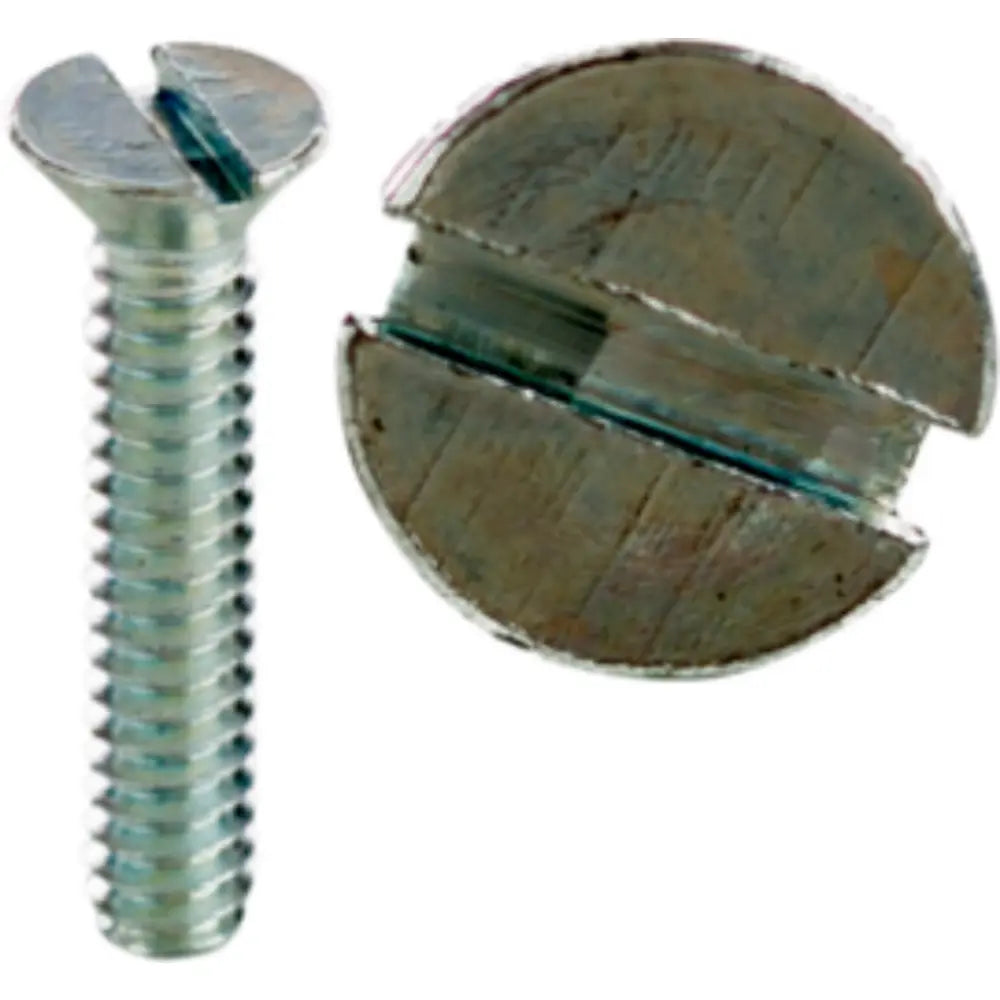 MINERALLAC Minerallac 50132J Machine Screw, #6-32 x 2, Zinc Plated