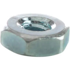 MINERALLAC Minerallac 40105J 6-32 Hex Nut, Zinc Plated
