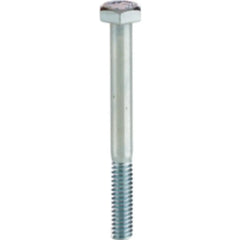 MINERALLAC Minerallac 55020J 1/4-20 x 1-1/4 Bolt, Hex Head, Grade 2, Zinc Plated