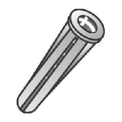 MINERALLAC Minerallac 59408J Cully Light Duty Conical Wall Anchor 3/16 in Drill #6-8 Screw