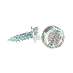 MINERALLAC Minerallac 77020J 10 x 1-1/4 Sheet Metal Screw Hex Washer Head Combo Phillips/Slotted Zinc Plated