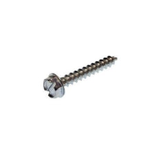 MINERALLAC Minerallac 77020J 10 x 1-1/4 Sheet Metal Screw Hex Washer Head Combo Phillips/Slotted Zinc Plated