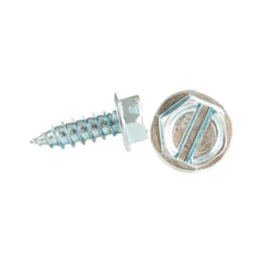 MINERALLAC Minerallac 76812J 8 x 3/4 Sheet Metal Screw, Hex Washer Head, Slotted, Zinc Plated