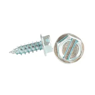 MINERALLAC Minerallac 77024J 10 x 1-1/2 Sheet Metal Screw, Hex Washer Head, Combo Phillips/Slotted, Zinc Plated