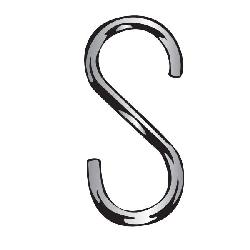 MINERALLAC Minerallac 70020J Cully 1 1/4 S Hook ZP
