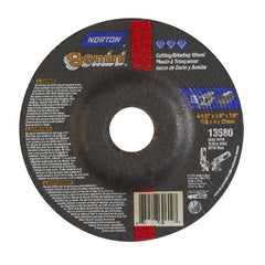 NORTON Norton 66252843591 Depressed Center Wheel 4-1/2 x 1/8 x 7/8