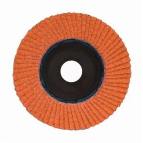 NORTON Norton 66254400254 Blaze Ceramic Alumina Coarse Grit Center Mount Plastic Flat Flap Disc