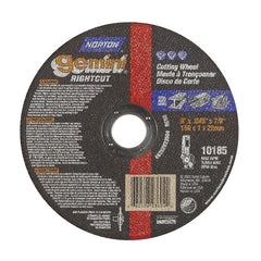 NORTON Norton 662528-23604 Right Angle Cut-Off Wheel Type 01/41 6 in Diameter