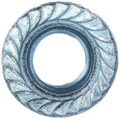 MINERALLAC Minerallac 40480J Cully Hex Serrated Flange Whiz Lock Nut 1/4-20 Zinc Plated