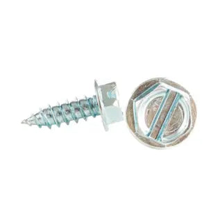 MINERALLAC Minerallac 77012J 10 x 3/4 Sheet Metal Screw, Hex Washer Head, Combo Phillips/Slotted, Zinc Plated