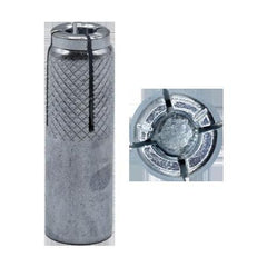 MINERALLAC Minerallac 60402J 1/4-20 x 1 Steel Drop-In Anchor with Setting Tool, Zinc Plated