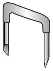 MINERALLAC Minerallac IPVC2A 1-1/4 x 9/16 Inch PVC Dipped Cable Staple