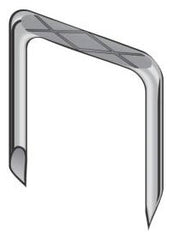 MINERALLAC Minerallac I12FR Non-Insulated Flat Top Cable Staples 3 Conductor (#10, #12, and #14)
