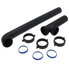 JONES STEPHENS Jones Stephens P39007 1 1/2 Black Plastic SJ End Outlet Waste