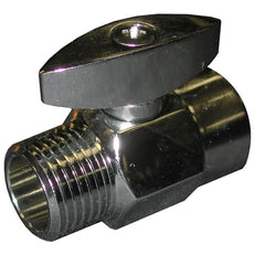 JONES STEPHENS Jones Stephens S01061 CP Plastic Water Volume Control 1/2 x 1/2