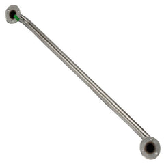 JONES STEPHENS Jones Stephens G12232 1-1/4 x 32 Grab Bar w/ Exposed Flange (Peened Finish)