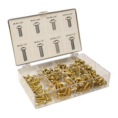 JONES STEPHENS Jones Stephens J40153 200-Piece Brass Bibb Screw Kit