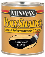 MINWAX Minwax 61395 Satin Polyshades Classic Black 1 Qt