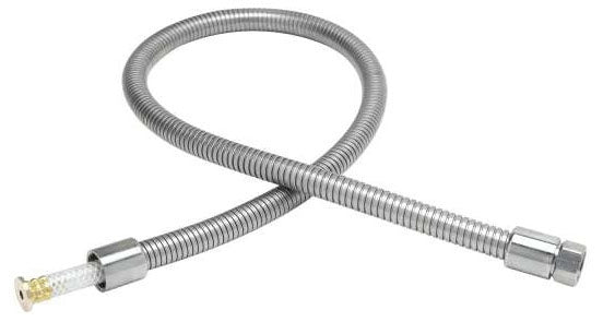 T&S BRASS T&S Brass B-0044-H2A Lead-Free Polyurethane/Stainless Steel Hose without Grip Handle