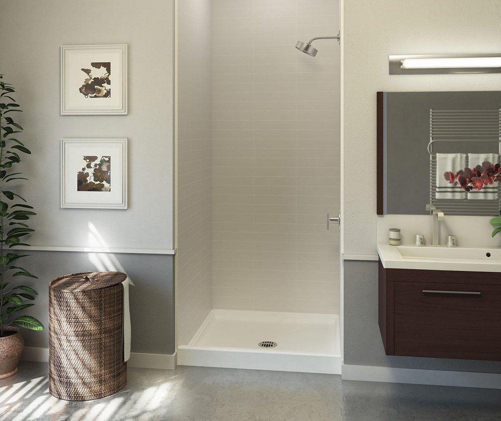 SWAN Swan VP3636CPAN.010 Veritek 36 in. x 36 in. Shower Base with Center Drain