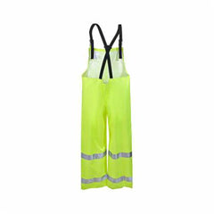 TINGLEY Tingley O23122.4X Overall, Unisex, 4XL, Fluorescent Yellow Green, 7 mil Polyurethane on 150D Polyester