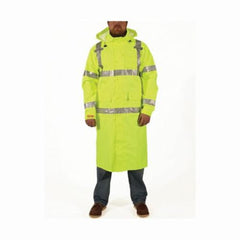 TINGLEY Tingley C24122.LG Coat Green/Hi-Viz Fluorescent Yellow 12 mil Polyurethane on 300D Polyester