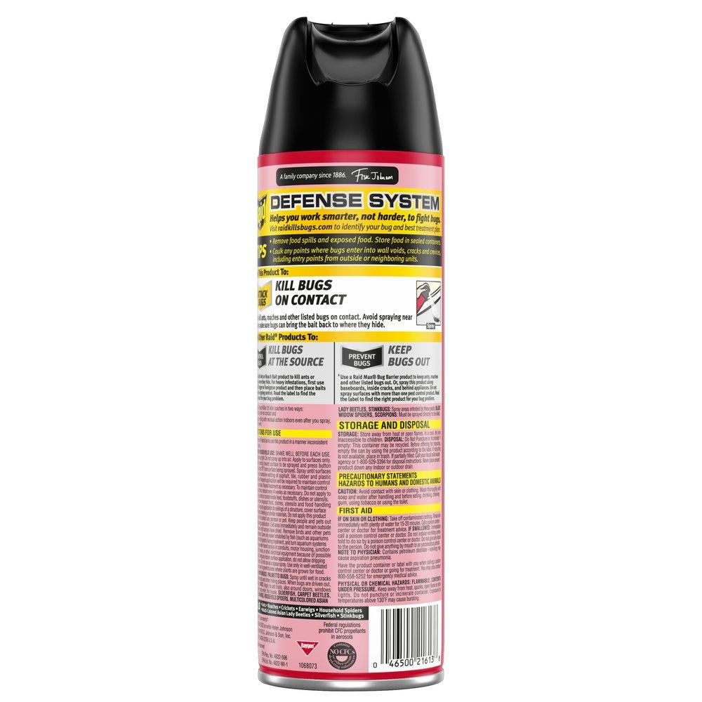 RAID Raid 669798 Ant and Roach Killer 17.5 oz Aerosol Case of 12
