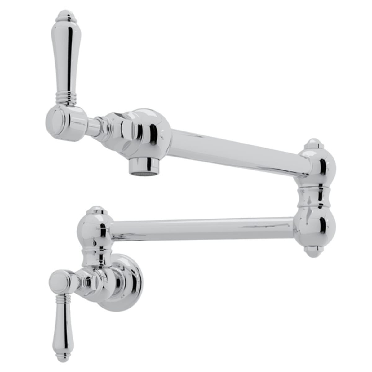 ROHL ROHL A1451LMAPC-2 Italian Country Kitchen Wall Mount Pot Filler in Polished Chrome