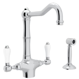 ROHL Rohl A1679LPWSAPC-2 Acqui® Two Handle Kitchen Faucet With Side Spray in Polished Chrome
