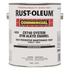 RUST-OLEUM Rust-Oleum 255614 CV740 System 100 VOC DTM Alkyd Enamel White 1 gal