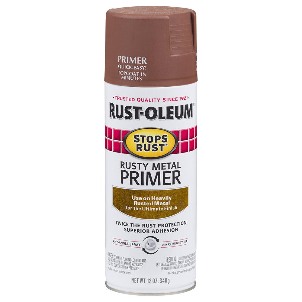 RUST-OLEUM Rust-Oleum 7769830 Rusty Metal Primer Oil Base Spray Primer 12 oz