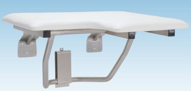 MUSTEE Mustee 390.404 Caregiver Left Hand L-Shaped Fold Down Shower Seat 32 Replacement MPN