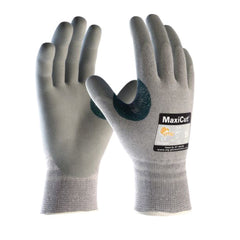 PIP PIP 19-D470/M Gray Knit Wrist Cuff Nitrile Medium Cut-Resistant Gloves