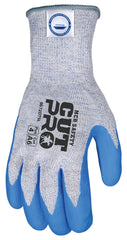 MCR SAFETY MCR Safety 9672DT5L Cut Pro Cut Resistant Work Gloves Nitrile Foam Coat Palm Fingertips Cut A6