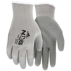 MCR SAFETY MCR Safety 9688M NXG Work Gloves, 10 Gauge Cotton Polyester, Gray Latex Palm and Fingertips