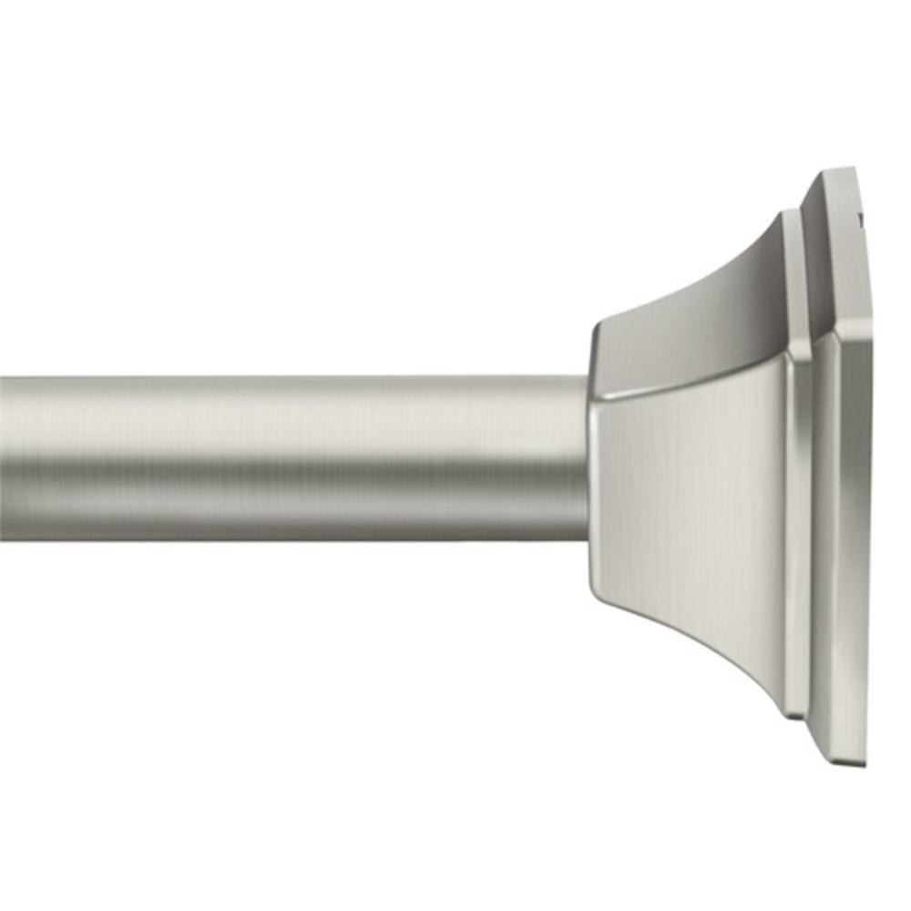 MOEN Moen TR1032BN 72 in. Wall Mount Shower Rod in Spot Resist Brushed Nickel
