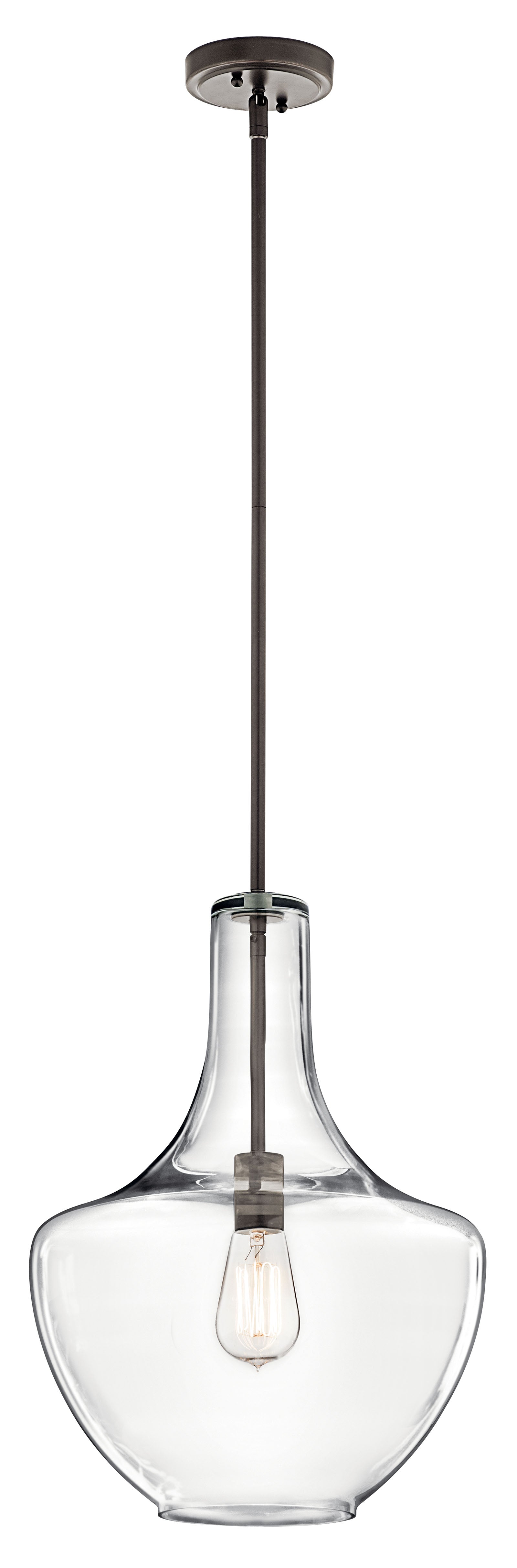 KICHLER Kichler 42046OZ The Everly Pendant Power 120 VAC