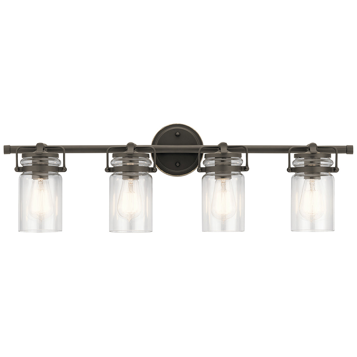 KICHLER Kichler 45690OZ Brinley 4-Light Vanity Light Olde Bronze