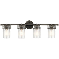 KICHLER Kichler 45690OZ Brinley 4-Light Vanity Light Olde Bronze