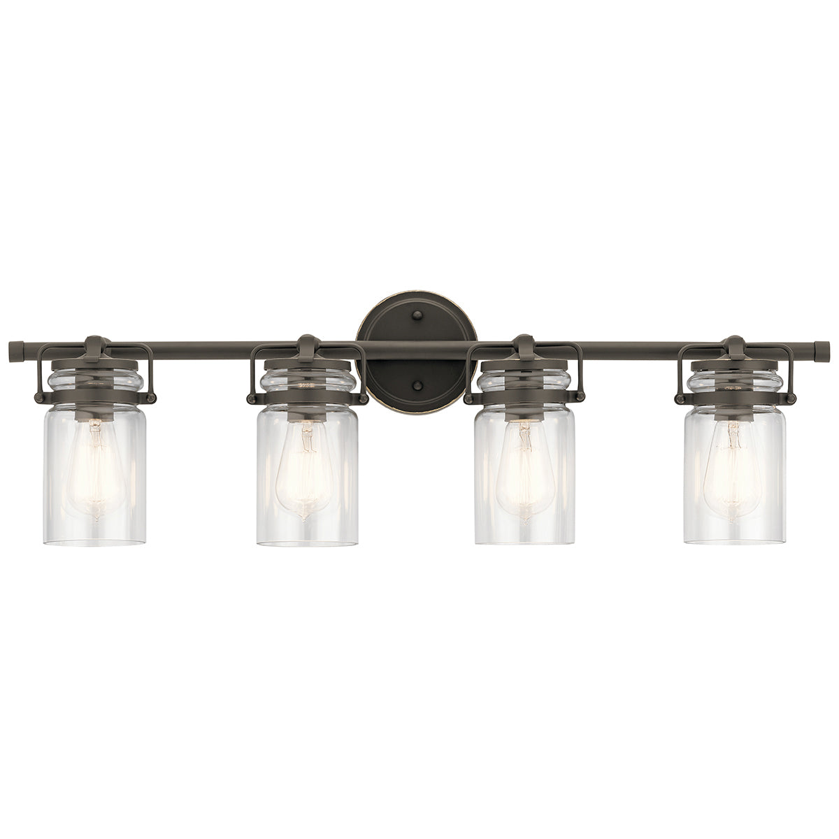 KICHLER Kichler 45690OZ Brinley 4-Light Vanity Light Olde Bronze