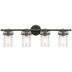 KICHLER Kichler 45690OZ Brinley 4-Light Vanity Light Olde Bronze